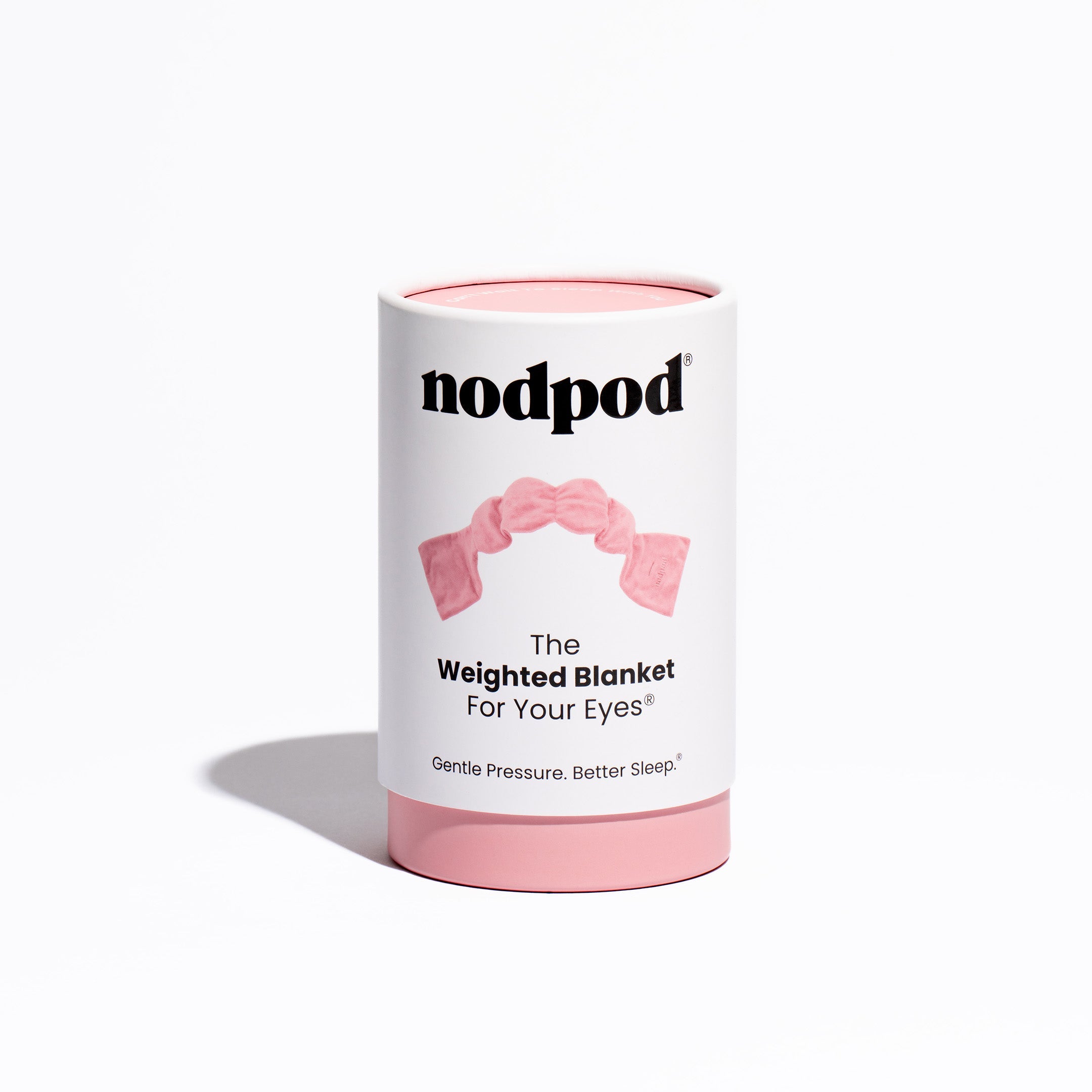 Nodpod Sleep Mask: The Weighted Blanket For Your Eyes in Blush Pink