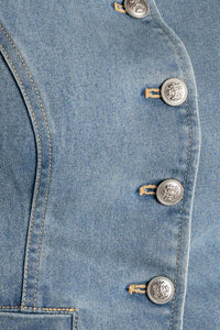At First Glance Denim Vest