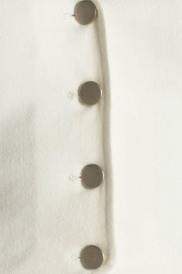 Flying Tomato White Denim Vest