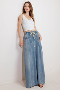 Flying Monkey Calm & Collected Blue Denim Pants