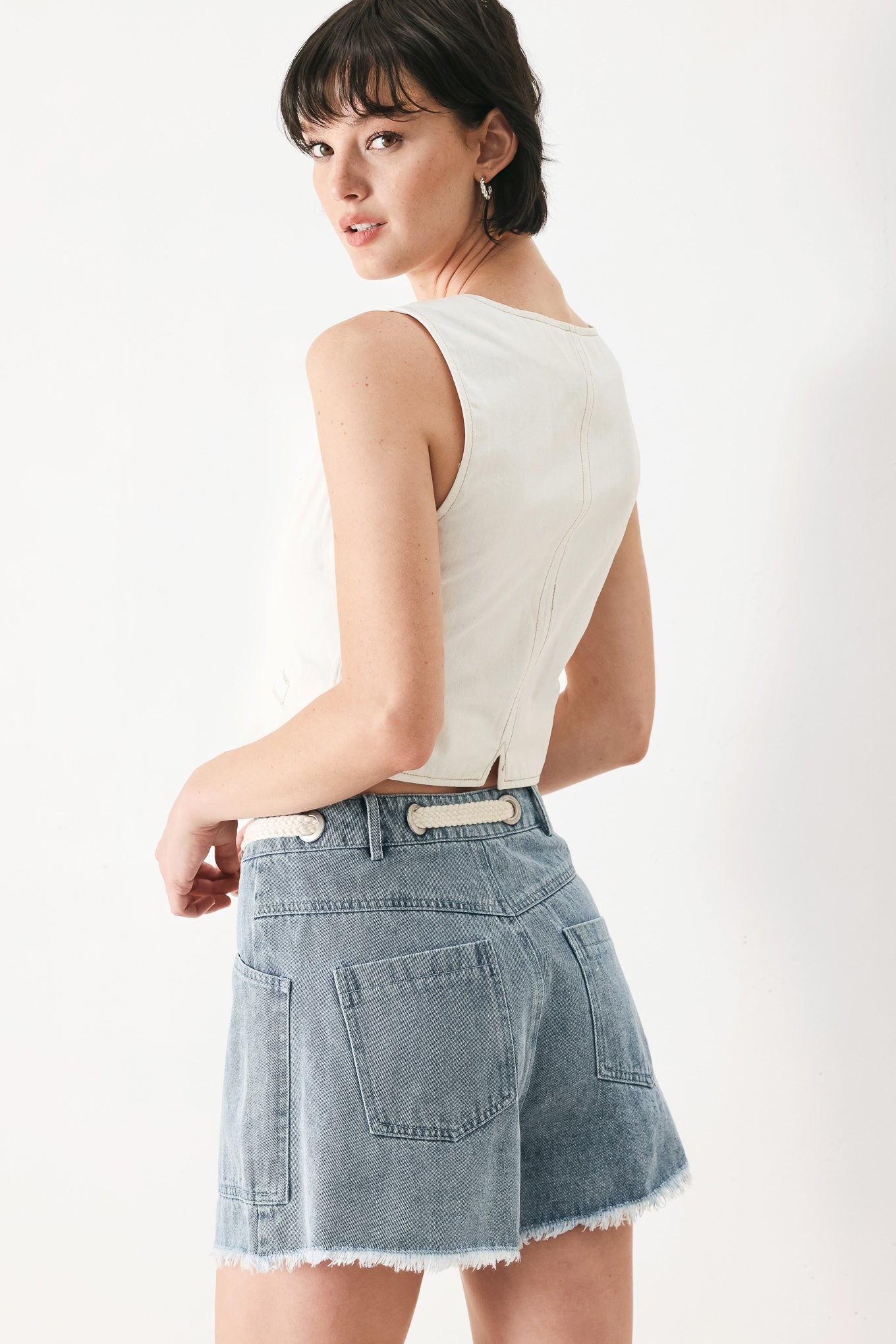 Flying Tomato Beach Day Denim Shorts