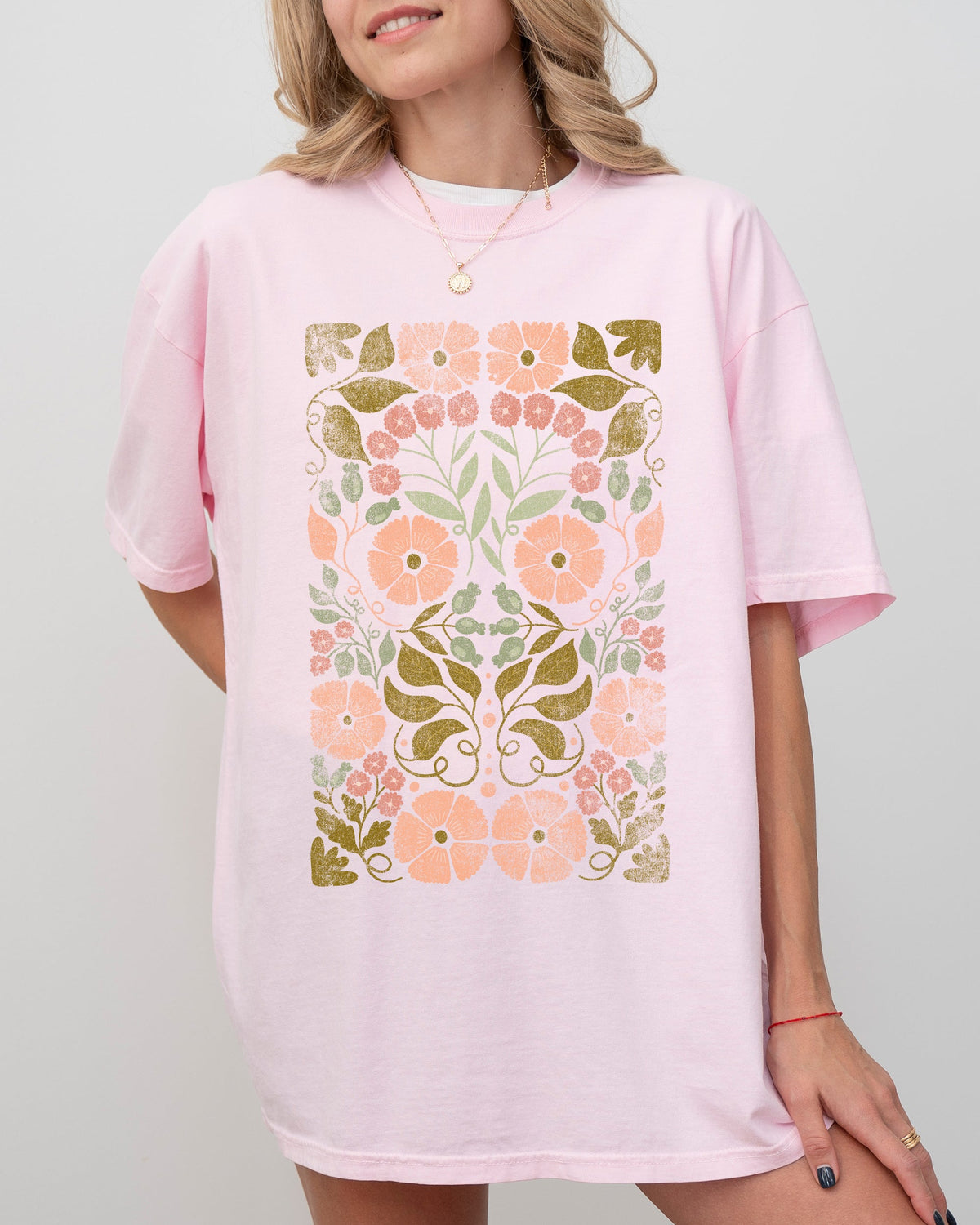 Autumn Botanical Simplicity Comfort Colors Graphic Tee