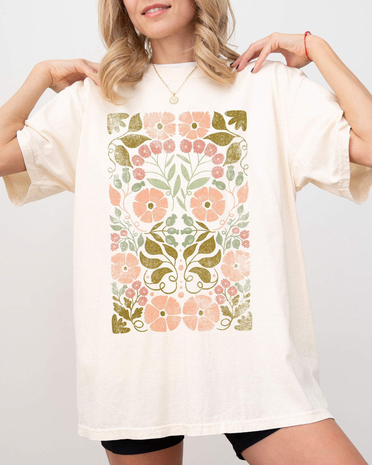 Autumn Botanical Simplicity Comfort Colors Graphic Tee