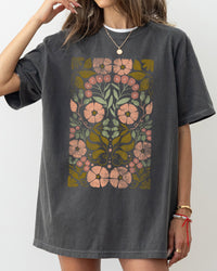 Autumn Botanical Simplicity Comfort Colors Graphic Tee