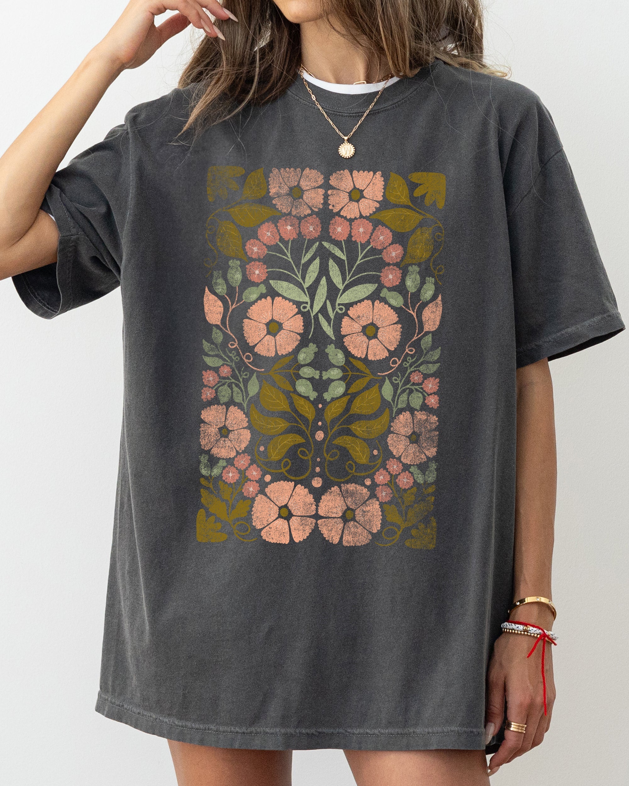 Autumn Botanical Simplicity Comfort Colors Graphic Tee