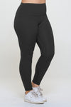 Yelete Fleece Lined High Waisted Black Leggings