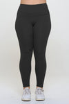 Yelete Fleece Lined High Waisted Black Leggings