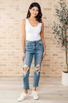 Judy Blue High Rise Distressed Boyfriend Jeans