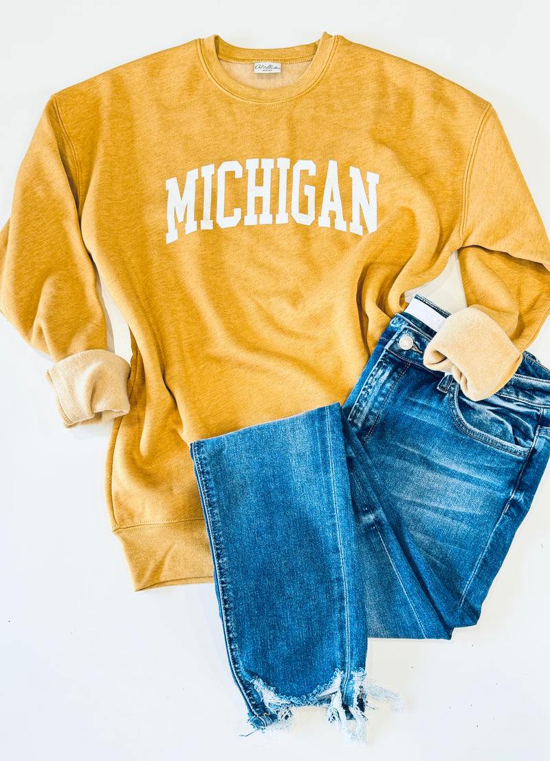 Michigan Graphic Fleece Sweatshirt