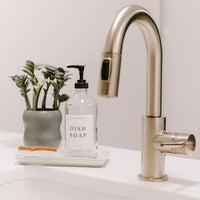 Sweet Water Decor Cream Stoneware Tray