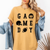 Game Day Football Comfort Colors Graphic T-Shirt
