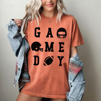 Game Day Football Comfort Colors Graphic T-Shirt