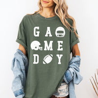 Game Day Football Comfort Colors Graphic T-Shirt