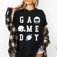 Game Day Football Comfort Colors Graphic T-Shirt