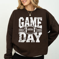 Game Day Football Pullover Graphic Sweatshirt
