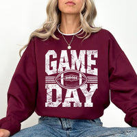 Game Day Football Pullover Graphic Sweatshirt