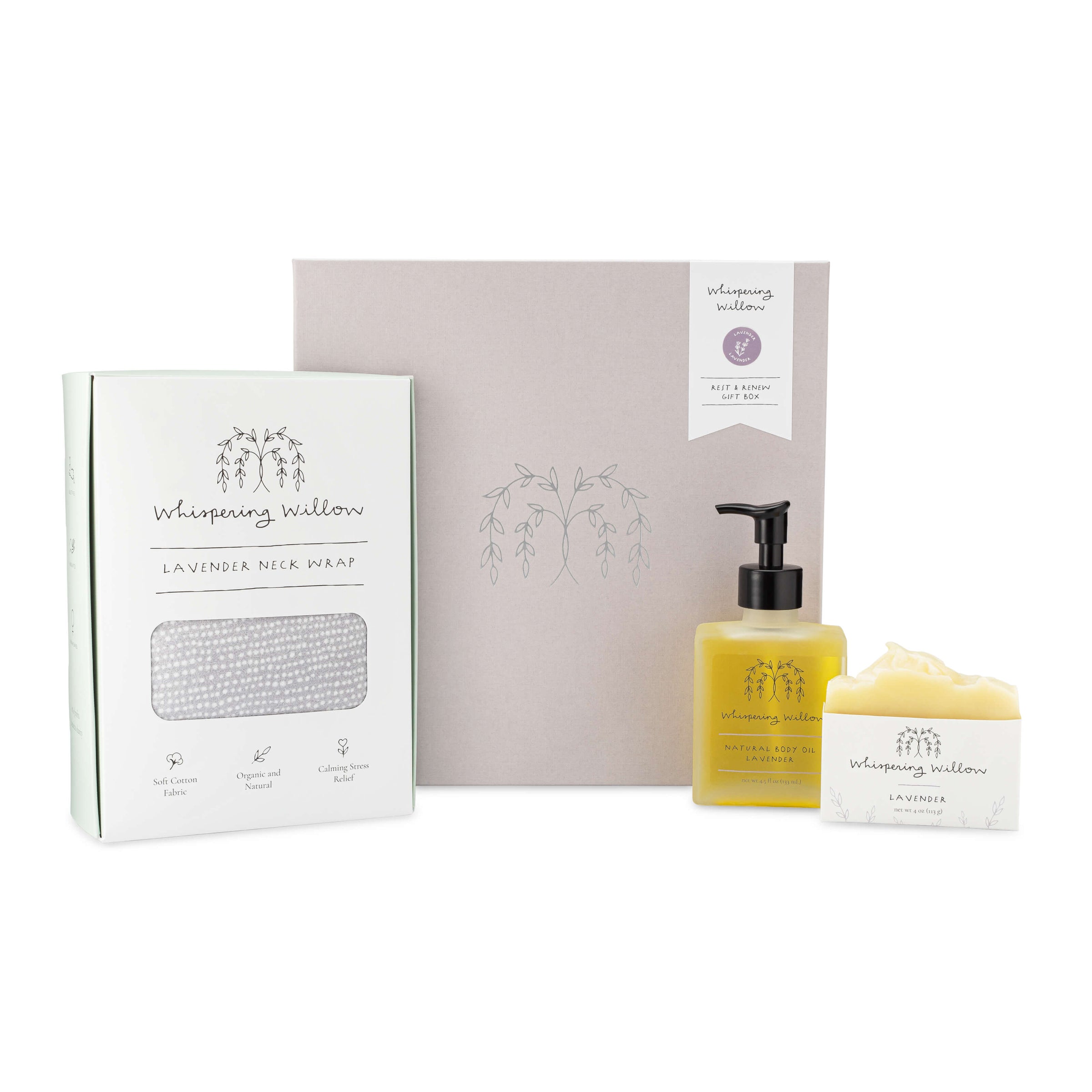 Whispering Willow Eucalyptus & Mint Rest and Renewal Gift Box