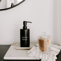 Sweet Water Decor Black Stoneware Hand Soap Dispenser - 15oz&nbsp;