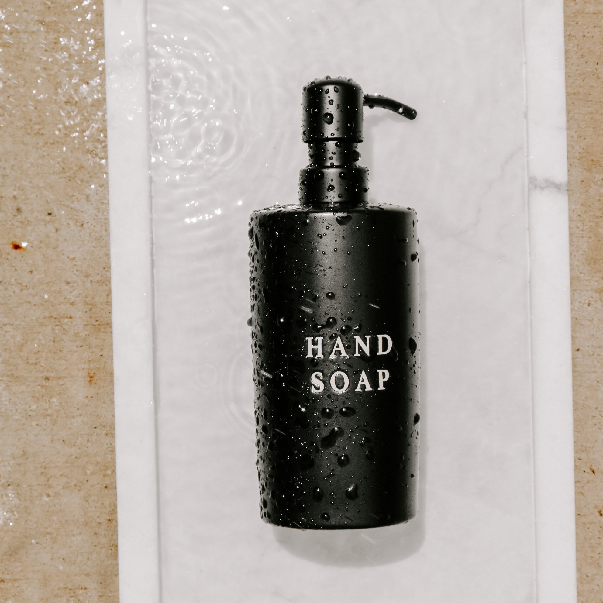 Sweet Water Decor Black Stoneware Hand Soap Dispenser - 15oz&nbsp;