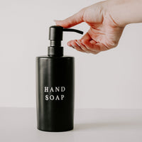 Sweet Water Decor Black Stoneware Hand Soap Dispenser - 15oz&nbsp;