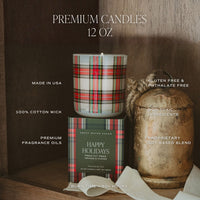 Sweet Water Decor Let It Snow Soy Candle - Boxed Tinted Glass Jar - 12 oz