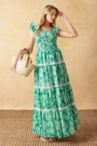 Flying Tomato Moment in Time Woven Maxi Dress