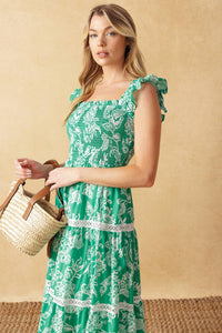 Flying Tomato Moment in Time Woven Maxi Dress