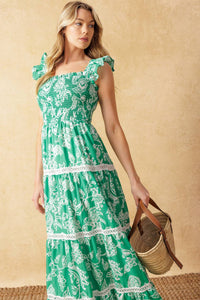 Flying Tomato Moment in Time Woven Maxi Dress