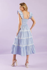 Flying Tomato In the Swing of Things Woven Midi Dress