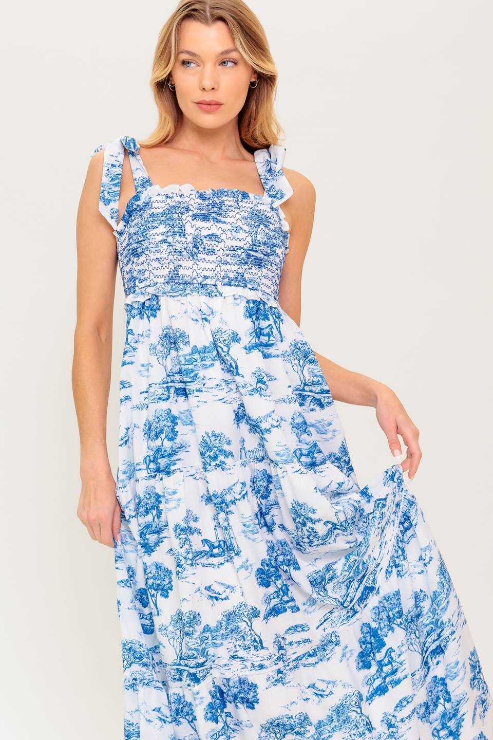Flying Tomato When In Rome Woven Maxi Dress
