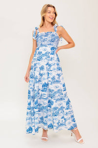 Flying Tomato When In Rome Woven Maxi Dress