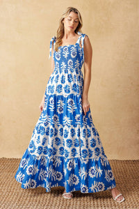 Flying Tomato Glamour In Motion Woven Maxi Dress