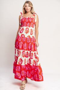 Flying Tomato Glamour In Motion Woven Maxi Dress