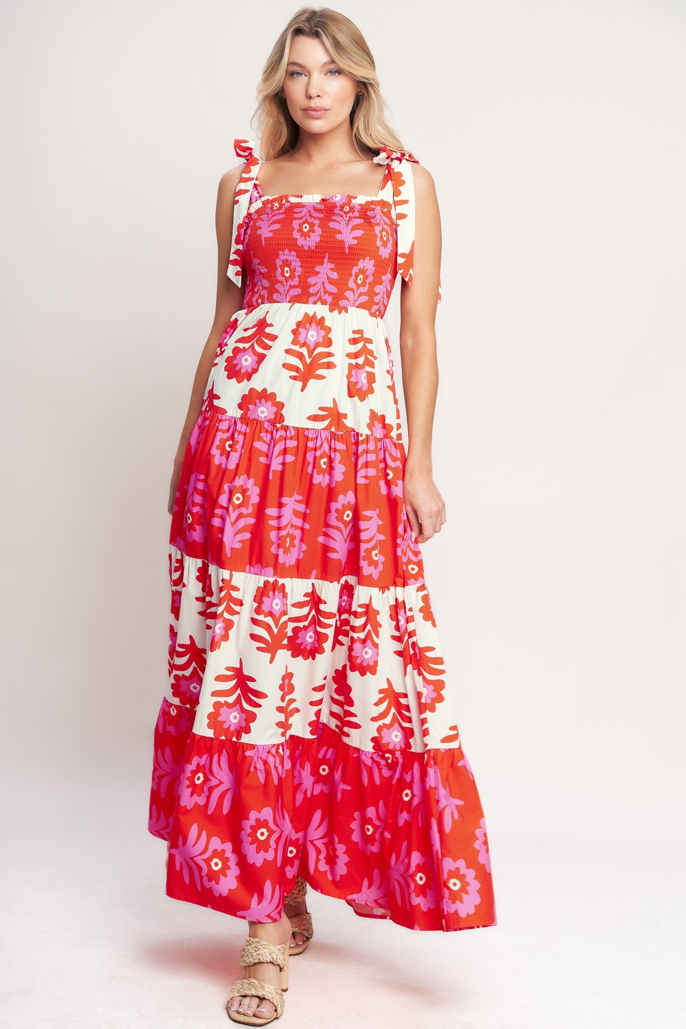 Flying Tomato Glamour In Motion Woven Maxi Dress