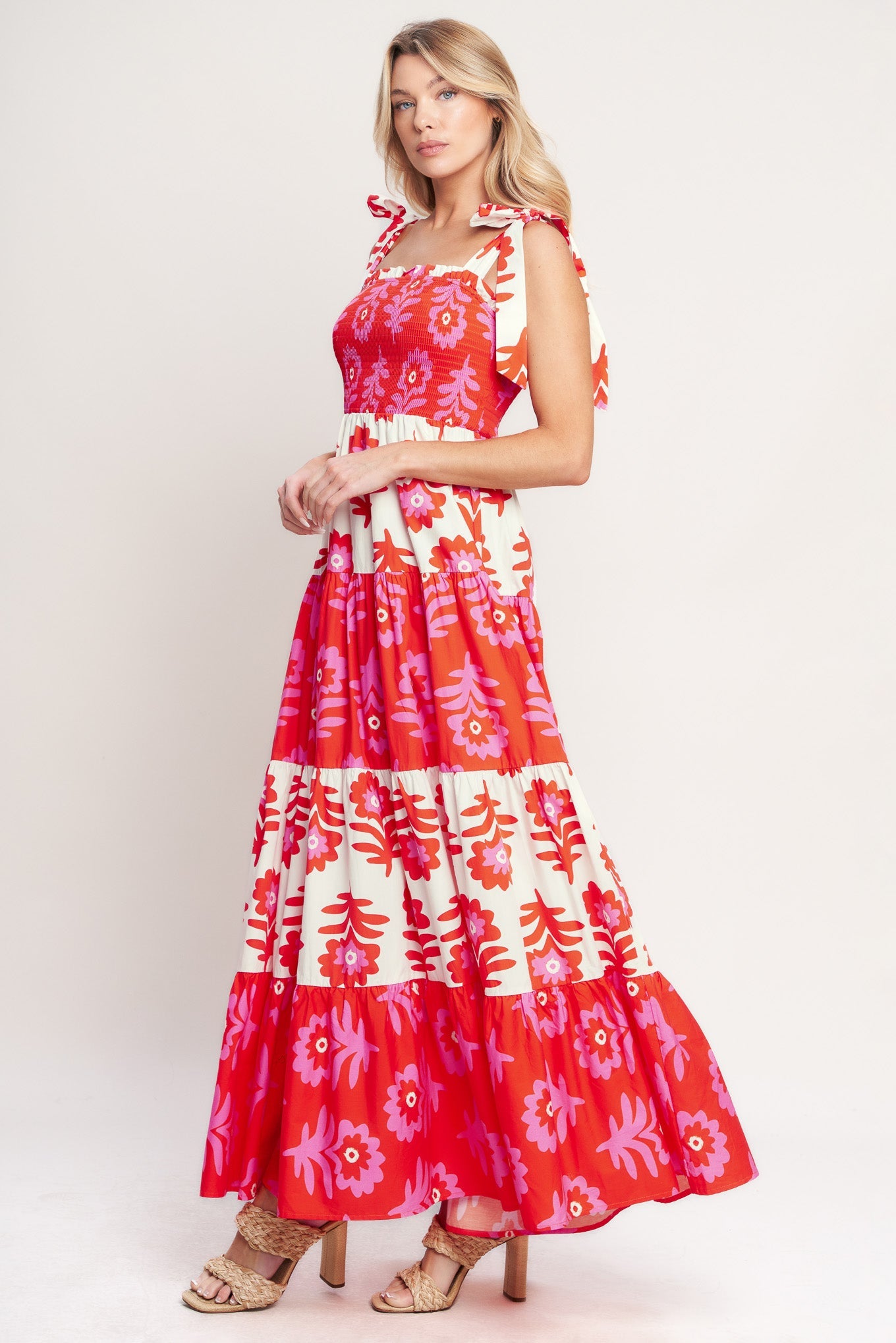 Flying Tomato Glamour In Motion Woven Maxi Dress