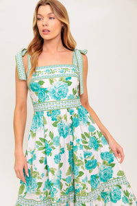 Flying Tomato Written In the Sky Woven Midi Dress