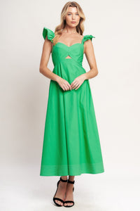 Beautifully Unexpected Woven Midi Dress