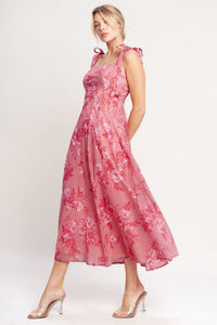 Flying Tomato Romantic Canopy Woven Midi Dress