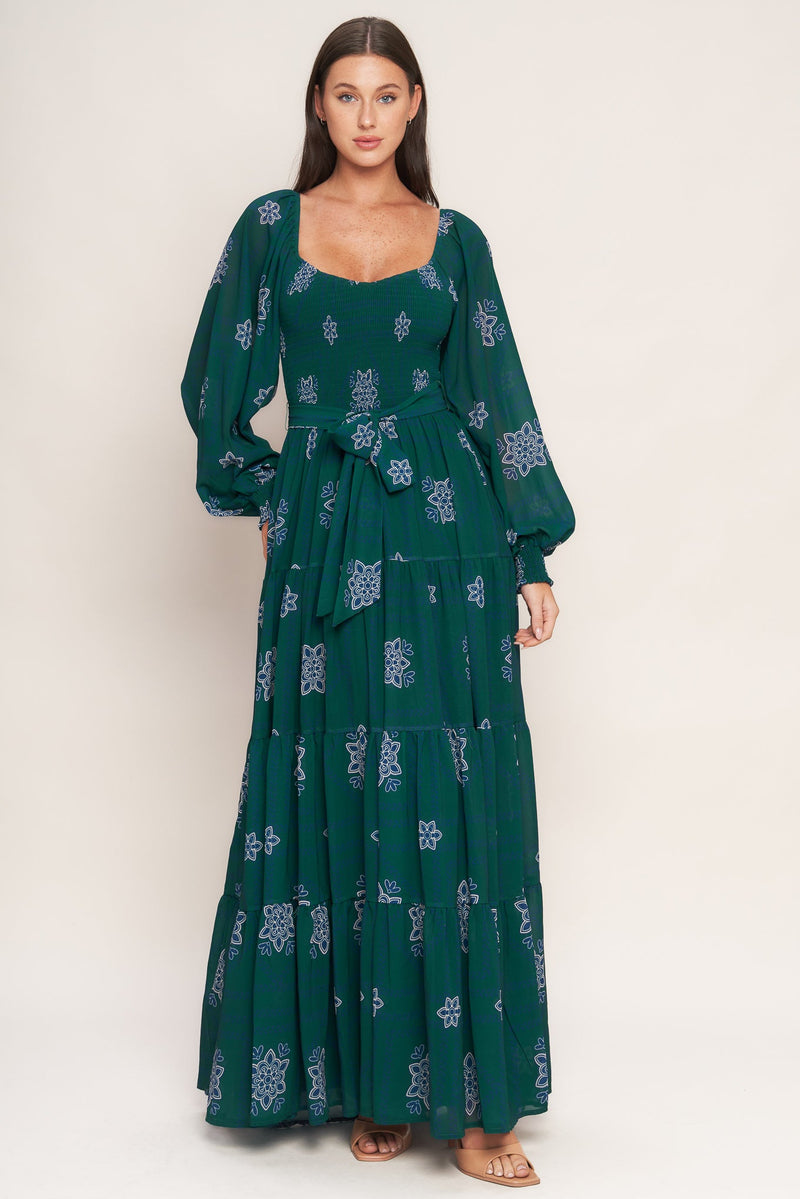 Flying Tomato Botanique Woven Maxi Dress