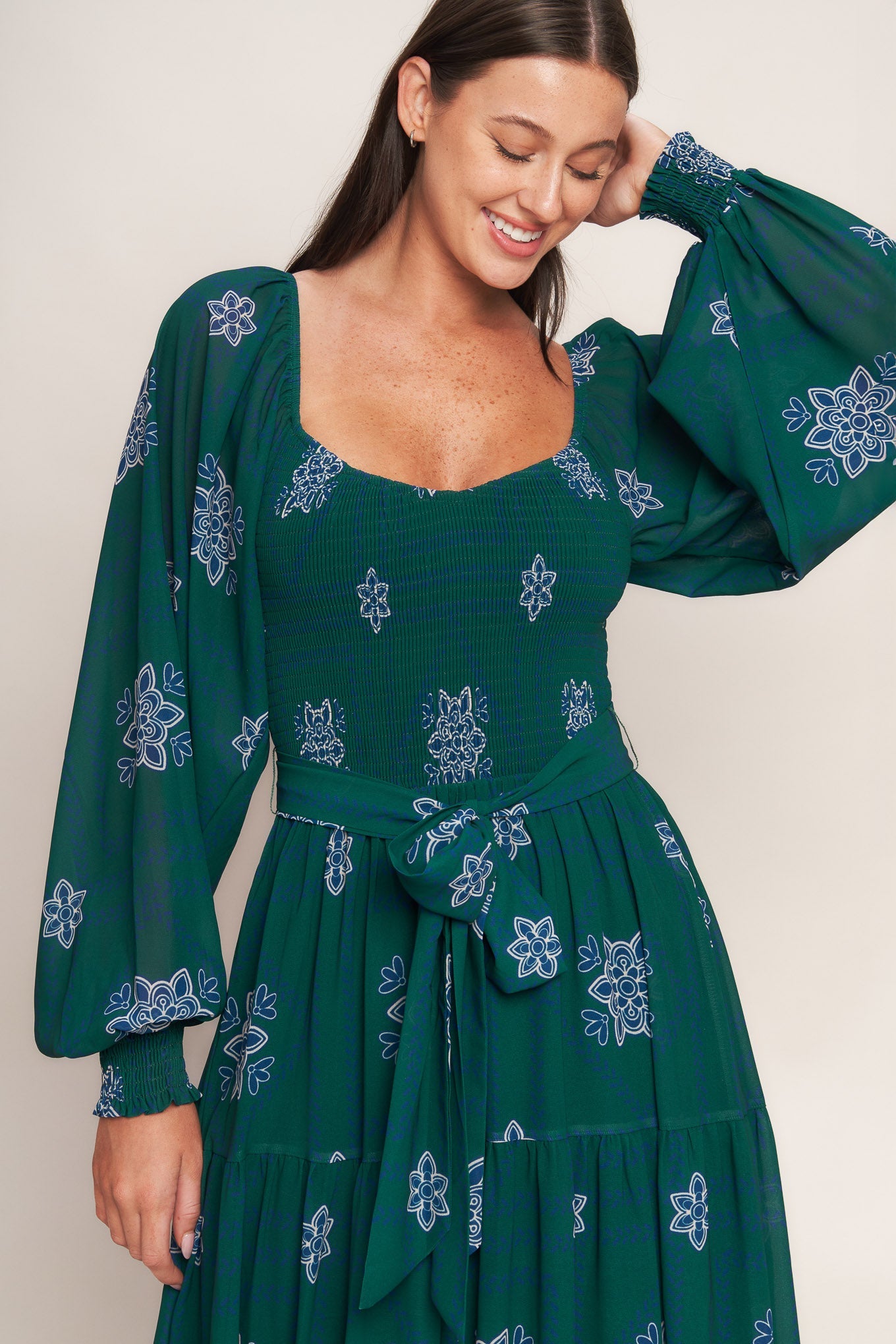 Flying Tomato Botanique Woven Maxi Dress