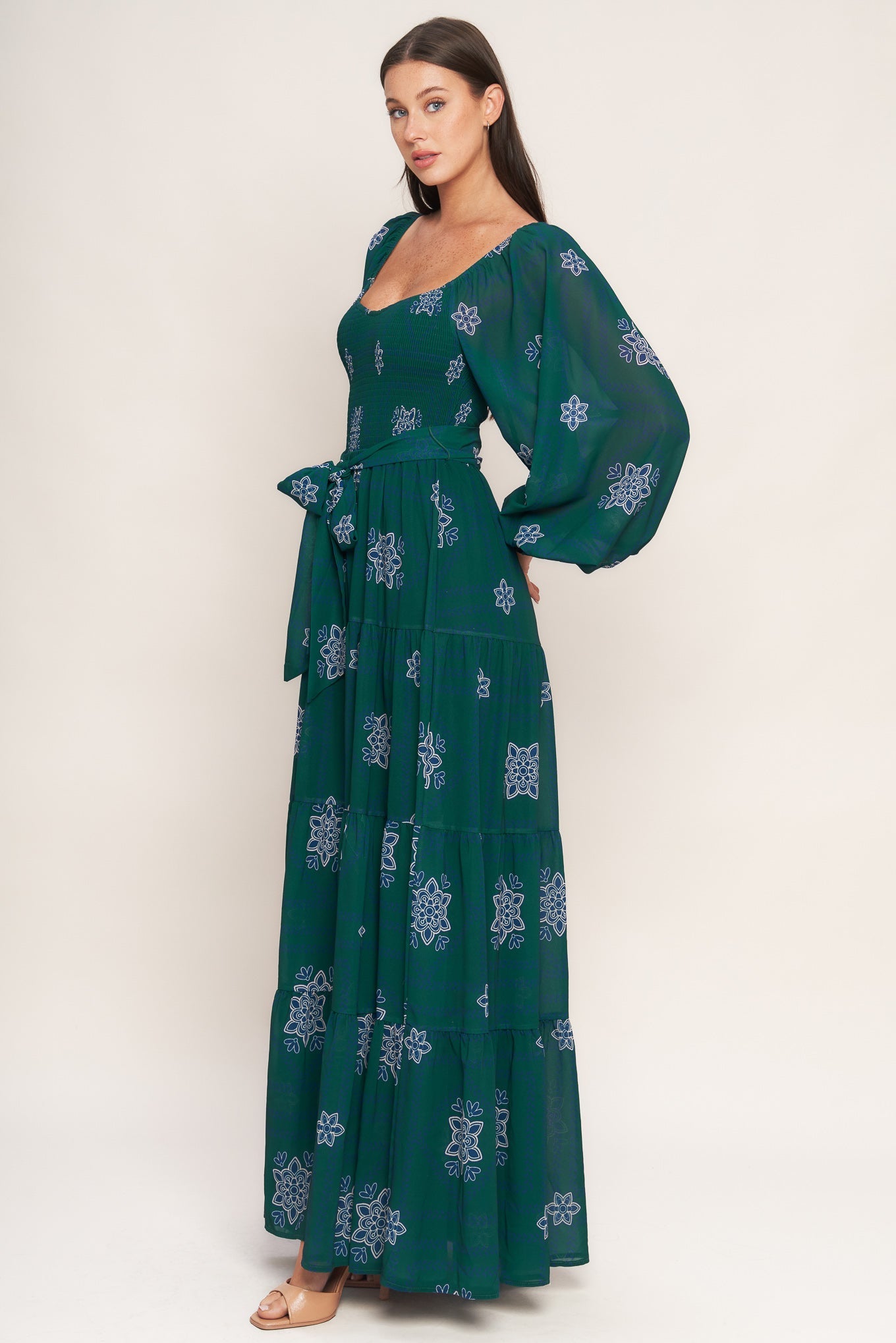 Flying Tomato Botanique Woven Maxi Dress