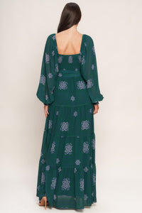 Flying Tomato Botanique Woven Maxi Dress