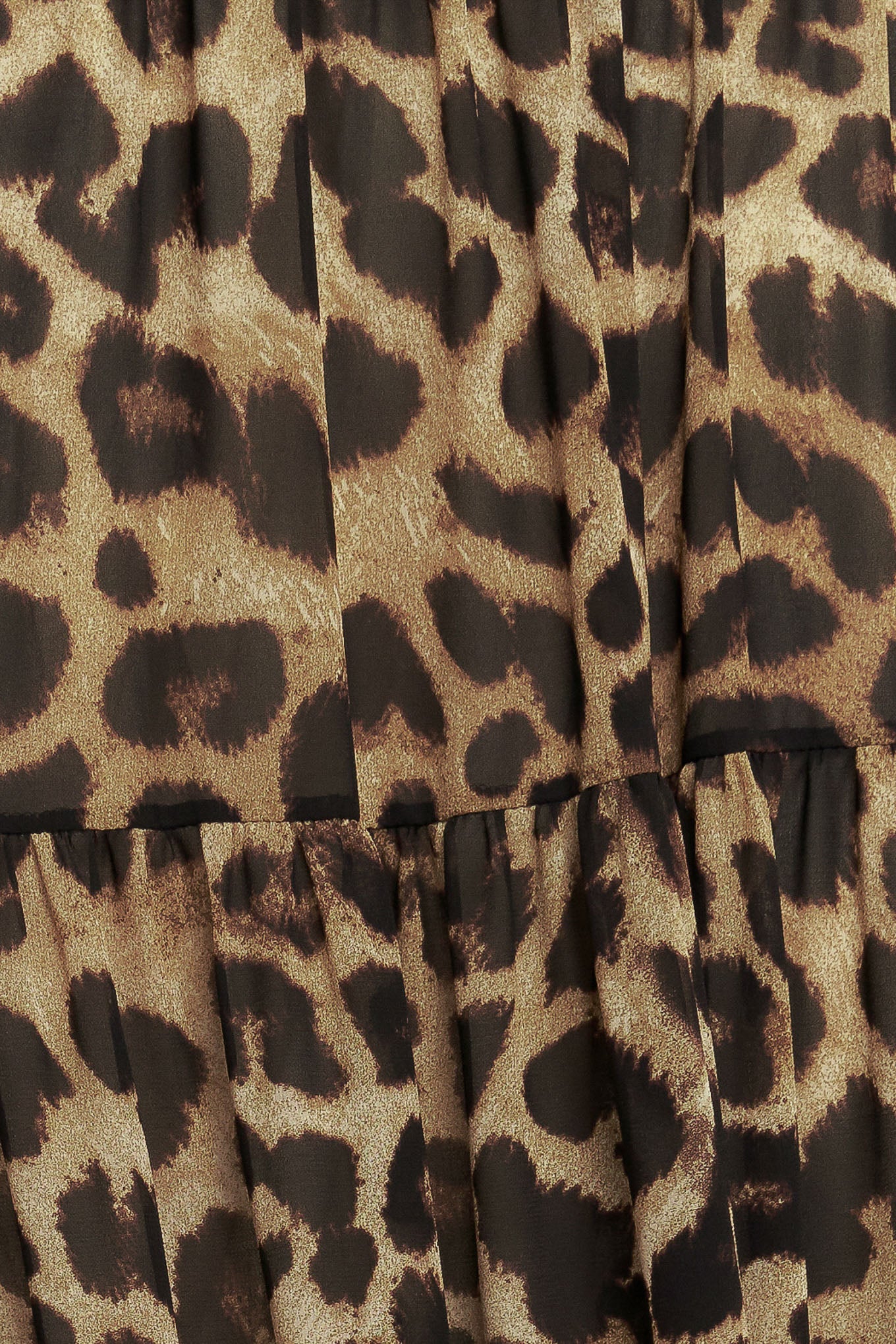 Flying Tomato Seasonless Styling Animal Print Woven Maxi Skirt