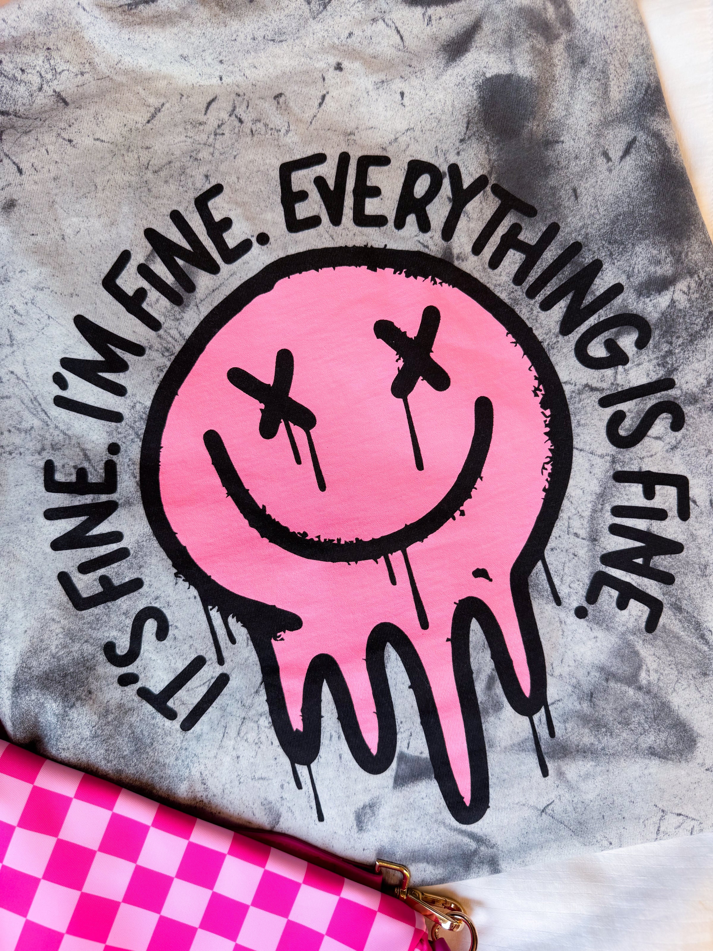 It's Fine, I'm Fine, Everything's Fine Comfort Colors Graphic Tee