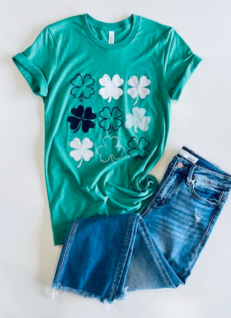 Four Leaf Clover Graphic Tee