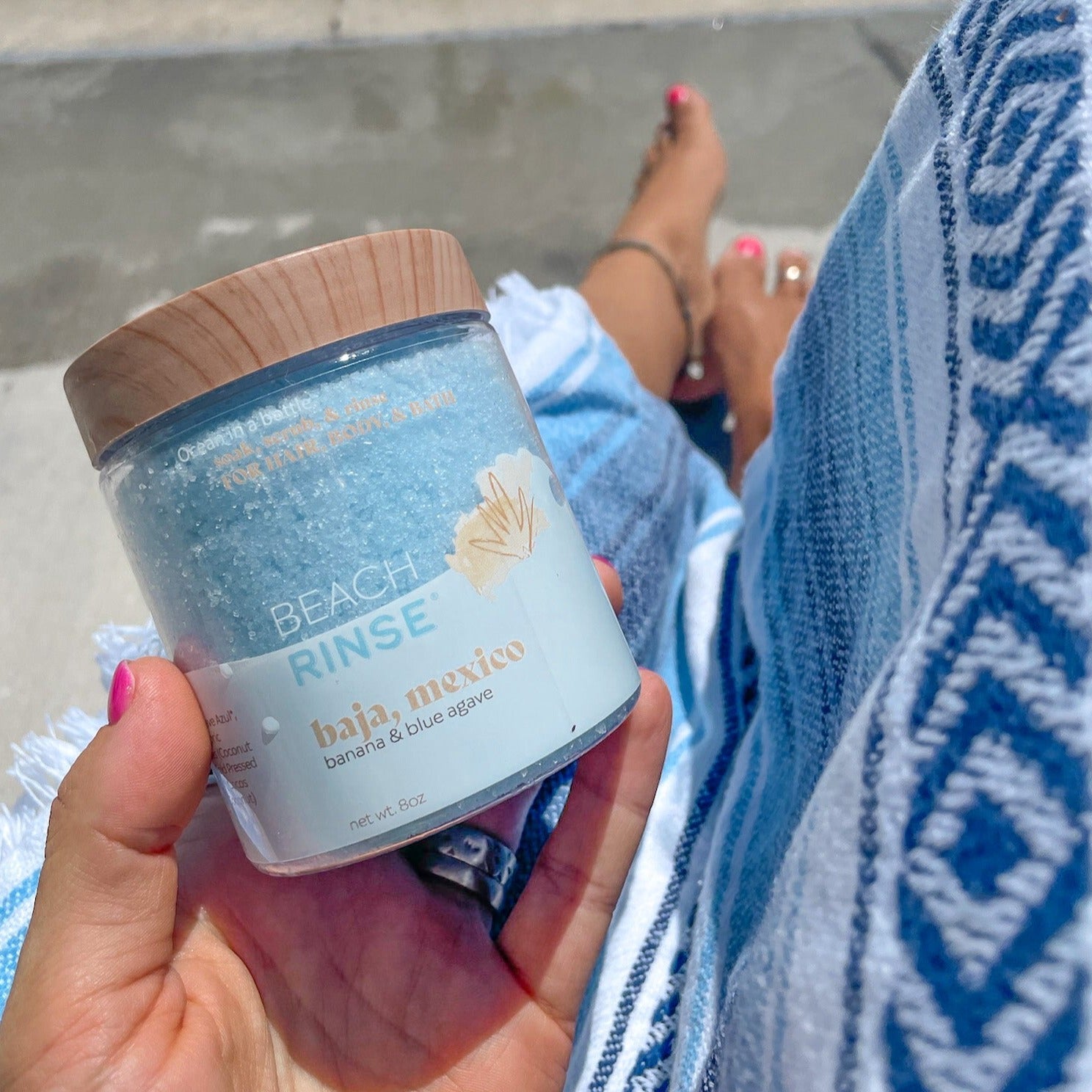 Baja Beach Rinse Bath Soak & Exfoliating Scrub