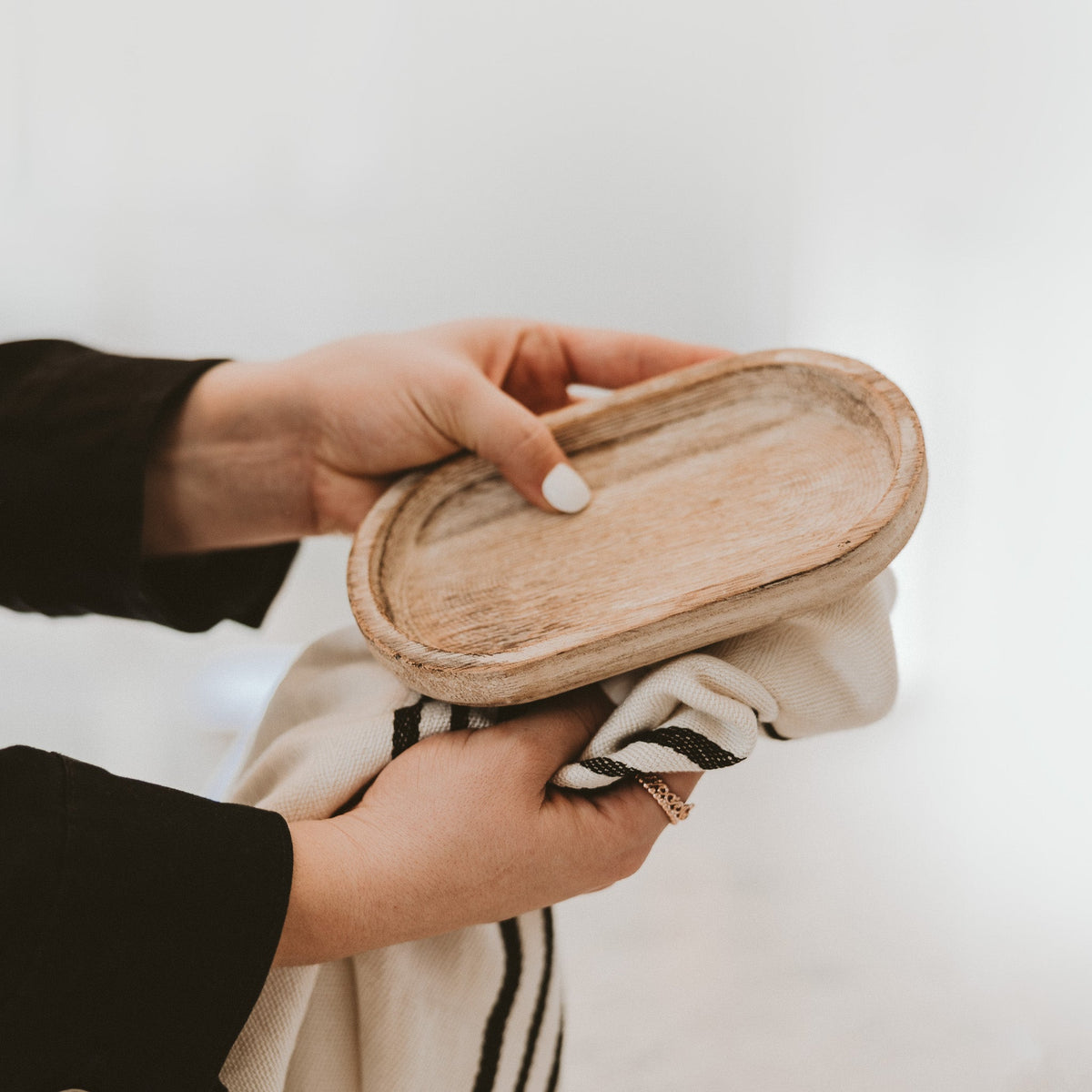 Sweet Water Decor Rustic Wood Tray