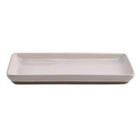 Sweet Water Decor Cream Stoneware Tray