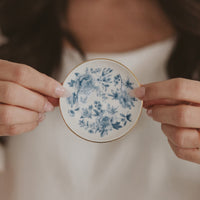 Sweet Water Decor Blue Delft Jewelry Dish