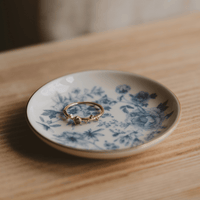 Sweet Water Decor Blue Delft Jewelry Dish